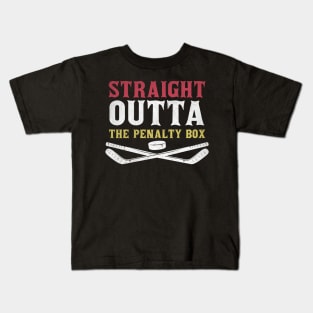 Straight Outta The Penalty Box Kids T-Shirt